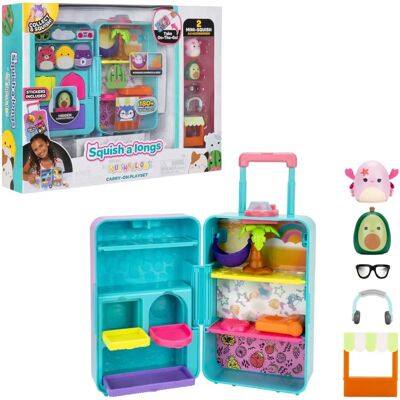 Squishmallows Squish-a-longs On-the-Go Luggage Playset - Luggage Playset Squishmallows Squish-a-longs On-the-Go Luggage Playset - Luggage Playset