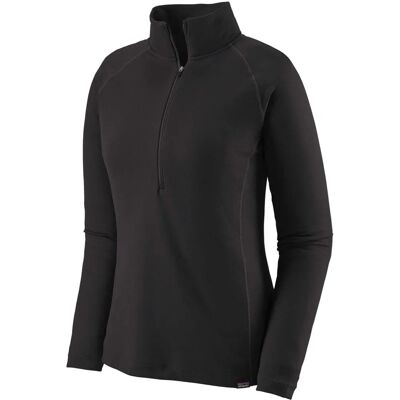 Patagonia Schwarz Midweight Zip-Neck Damen Basisschicht Patagonia Schwarz Midweight Zip-Neck Damen Basisschicht