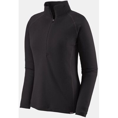 Patagonia Schwarze Midweight Zip-Neck Damen Langarm-Shirt Patagonia Schwarze Midweight Zip-Neck Damen Langarm-Shirt