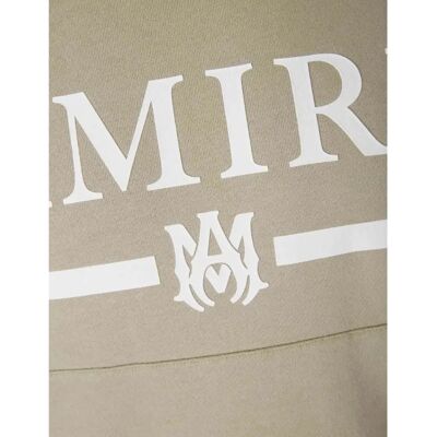 Amiri MA Bar Logo Hoodie - Tan - Regular Fit - Hoodie Amiri MA Bar Logo Hoodie - Tan - Regular Fit - Hoodie