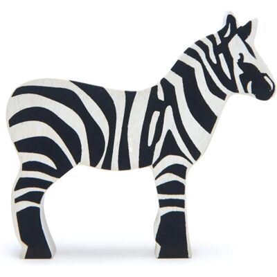 Tender Leaf Holztiere - Zebra, 6er Set Tender Leaf Holztiere - Zebra, 6er Set