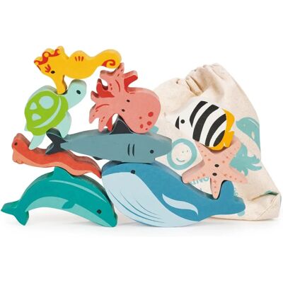 Mentari - Happy Stacking Ocean - Stapelbar Meeresbewohner - Spielzeug für Kinder Mentari - Happy Stacking Ocean - Stapelbar Meeresbewohner - Spielzeug für Kinder