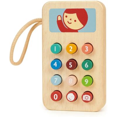 Mentari Modell DA-4507312 Holzspielzeug Kinder Rollenspiel Telefon Mentari Modell DA-4507312 Holzspielzeug Kinder Rollenspiel Telefon