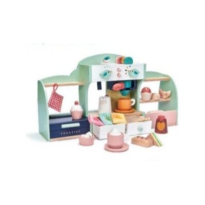 Tender Leaf Toys Bird's Nest Cafe - Wooden Toy Café-Set - All Ages Tender Leaf Toys Bird's Nest Cafe - Wooden Toy Café-Set - All Ages