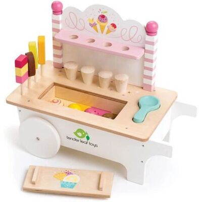 Chariot de Glace en Bois Tender Leaf - Jouet Écologique pour Enfants - Publicité Chariot de Glace en Bois Tender Leaf - Jouet Écologique pour Enfants - Publicité