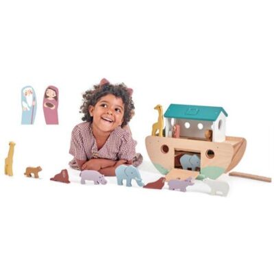 Tender Leaf Toys Noah's Wooden Ark - Recognition, Organization, Learning Tender Leaf Toys Noah's Wooden Ark - Recognition, Organization, Learning