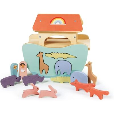 Tender Leaf Toys Holz-Nichtigsark - Tierform-Sortierer - Ab 2+ Tender Leaf Toys Holz-Nichtigsark - Tierform-Sortierer - Ab 2+
