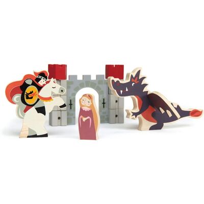 Tender Leaf Toys - Ritter und Drache Spielset - 3+ Jahre Tender Leaf Toys - Ritter und Drache Spielset - 3+ Jahre