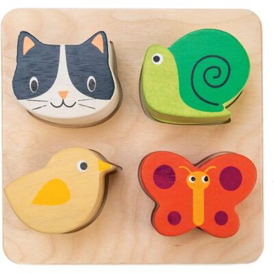 Tender Leaf Toys Plateau Sensoriel en Bois Massif - Plateau Sensoriel Tender Leaf Toys Plateau Sensoriel en Bois Massif - Plateau Sensoriel
