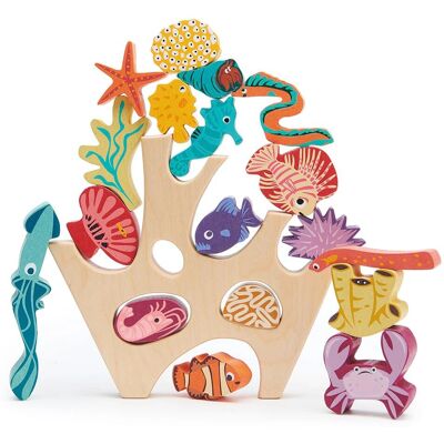Tender Leaf Toys Korallenriff Stapelspielzeug - Stapelbares Meereslebewesen-Spielzeug Tender Leaf Toys Korallenriff Stapelspielzeug - Stapelbares Meereslebewesen-Spielzeug