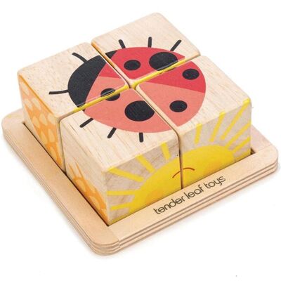 Blocs pour Bébé Tender Leaf Toys - Jouet Éducatif en Bois Blocs pour Bébé Tender Leaf Toys - Jouet Éducatif en Bois