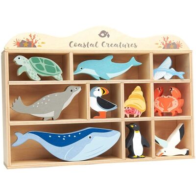 Tender Leaf Toys Sea Creatures & Shelf - Toy Set Tender Leaf Toys Sea Creatures & Shelf - Toy Set