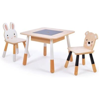 Tender Leaf Toys Table et Chaises Forêt - Ensemble de Mobilier - Publicité Tender Leaf Toys Table et Chaises Forêt - Ensemble de Mobilier - Publicité