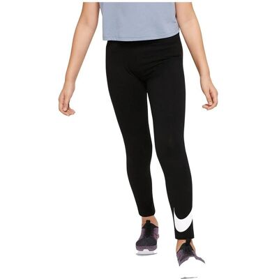 Legginsy do biegania Nike Swoosh AR4076010 - Cały rok - Dziewczynka - Czarny Legginsy do biegania Nike Swoosh AR4076010 - Cały rok - Dziewczynka - Czarny