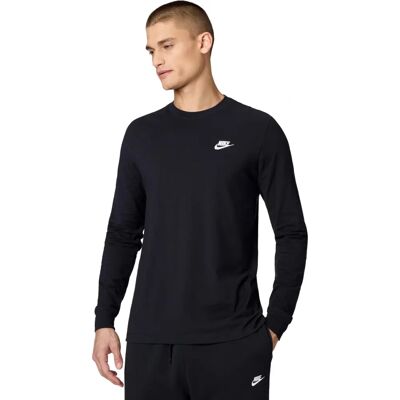 Tricou Nike cu mânecă lungă Negru/Alb - Bărbat - Potrivire clasică Tricou Nike cu mânecă lungă Negru/Alb - Bărbat - Potrivire clasică
