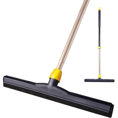 Yocada Yocada Floor Squeegee Scrubber - 54in Adjustable Telescopic Pole Heavy Duty - Floor Cleaning Tool Yocada Yocada Floor Squeegee Scrubber - 54in Adjustable Telescopic Pole Heavy Duty - Floor Cleaning Tool