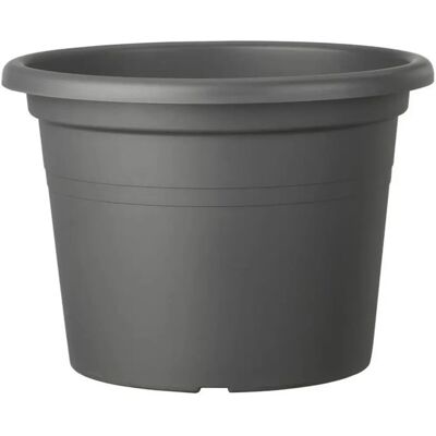 Vaso cilindrico Deroma - Antracite - 50 x 35 cm - Giardino Vaso cilindrico Deroma - Antracite - 50 x 35 cm - Giardino