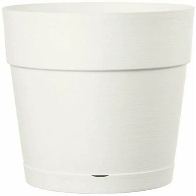 Jardinière Blanche Deroma 48x43cm - 58L - Publicité Jardinière Blanche Deroma 48x43cm - 58L - Publicité