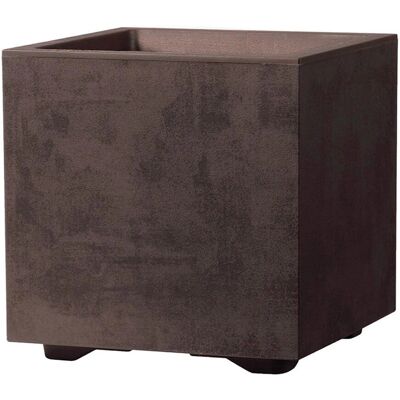 Vaso in resina marrone 25x25 cm - Interno/Esterno Vaso in resina marrone 25x25 cm - Interno/Esterno