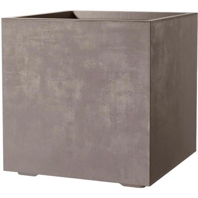 DEROMA Vaso Cubo Millennium 25cm Pietra arenaria DEROMA Vaso Cubo Millennium 25cm Pietra arenaria