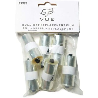 Fox Vue 6er Pack Roll Off Film - Transparent - Schutzfolie für Fox Vue Brille Fox Vue 6er Pack Roll Off Film - Transparent - Schutzfolie für Fox Vue Brille