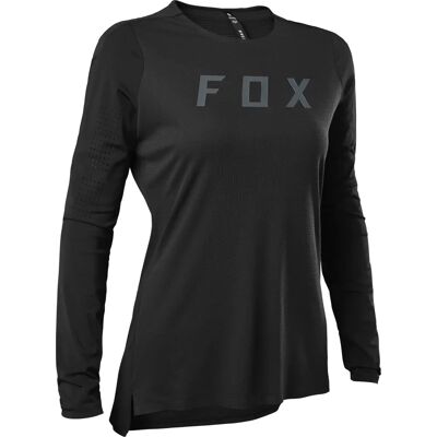 Fox Racing Damen Flexair Pro Langarm-Jersey - Schwarz Fox Racing Damen Flexair Pro Langarm-Jersey - Schwarz
