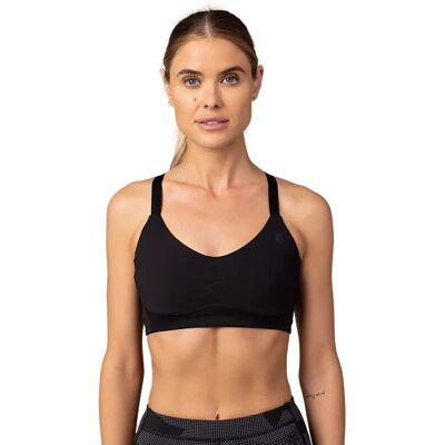 FOX Tecbase Sorte Sports-BH - Støttende & Åndbar FOX Tecbase Sorte Sports-BH - Støttende & Åndbar