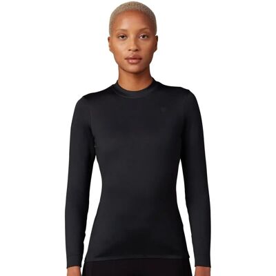 Chemise fonctionnelle Fox Tecbase Fire 2023 pour femmes - Noir Chemise fonctionnelle Fox Tecbase Fire 2023 pour femmes - Noir