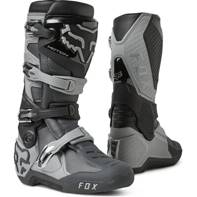 Stivali Motocross Fox Motion - Unisex Grigi, Taglia 46 Stivali Motocross Fox Motion - Unisex Grigi, Taglia 46