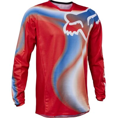 Fox 180 Toxsyk Fluorescent Red Unisex Motocross Jersey - Motocross Jersey Fox 180 Toxsyk Fluorescent Red Unisex Motocross Jersey - Motocross Jersey