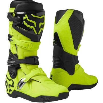 FOX - Motion - Jaune - US9.5 - Dirt Bike Boots - Publicité FOX - Motion - Jaune - US9.5 - Dirt Bike Boots - Publicité