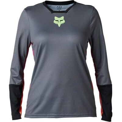 Fox Racing Defend Long Sleeve Jersey - Noir - L - Femme Fox Racing Defend Long Sleeve Jersey - Noir - L - Femme