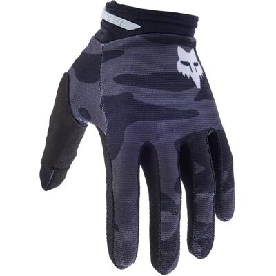 Fox 180 Bnkr Black Camo XL Motocross Gloves - Unisex Fox 180 Bnkr Black Camo XL Motocross Gloves - Unisex