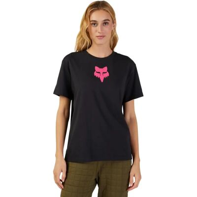 Fox Head Schwarz Rosa T-Shirt - T-Shirt Fox Head Schwarz Rosa T-Shirt - T-Shirt