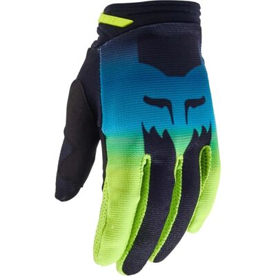 Guanti Fox Youth Girls 180 Flora - Nero/giallo - S - Guanti Guanti Fox Youth Girls 180 Flora - Nero/giallo - S - Guanti