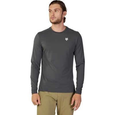 Fox Racing Ranger Dri-Release Tred Maglietta Manica Lunga - Ombra Scura - S - Maglietta Fox Racing Ranger Dri-Release Tred Maglietta Manica Lunga - Ombra Scura - S - Maglietta