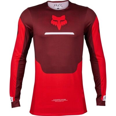Maglia Fox Flexair Optical Rossa - Jersey Maglia Fox Flexair Optical Rossa - Jersey