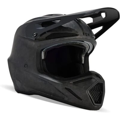 Casco Fox V3 Rs Carbon Solid - Resistente agli urti, Leggero Casco Fox V3 Rs Carbon Solid - Resistente agli urti, Leggero