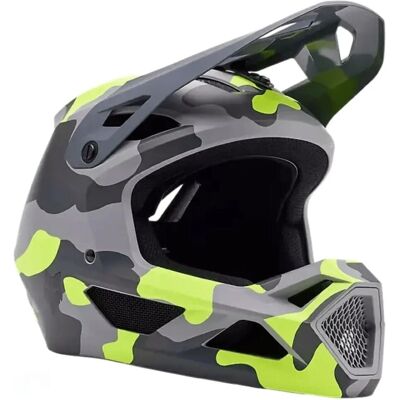 Casco Fox Rampage - Grigio/Verde M - MTB Bambino Casco Fox Rampage - Grigio/Verde M - MTB Bambino