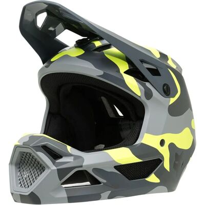 Casco Fox Rampage Camo - MTB Bambini Grigio/Verde Casco Fox Rampage Camo - MTB Bambini Grigio/Verde