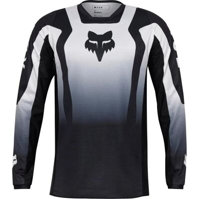 FOX Maglietta Cross 180 Lean - Nero-Bianco - Maglietta FOX Maglietta Cross 180 Lean - Nero-Bianco - Maglietta