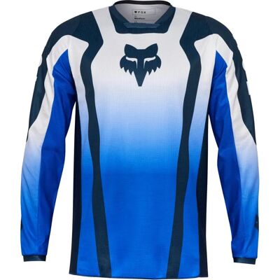 Maglietta Blu Fox 180 Lean Traspirante - Motocross Maglietta Blu Fox 180 Lean Traspirante - Motocross