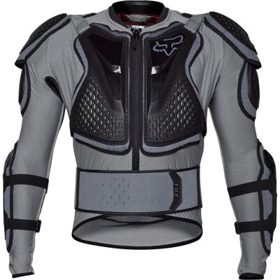 Fox Racing Titan Sport védőmellény - Ellenálló szürke Fox Racing Titan Sport védőmellény - Ellenálló szürke