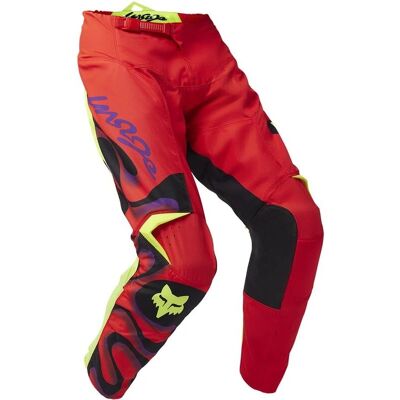 Pantalone Fox 180 Emotion Rosso Fluorescente - Pantaloni Pantalone Fox 180 Emotion Rosso Fluorescente - Pantaloni