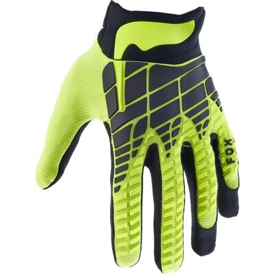 FOX Cross Handschoenen - Geel Fluorescent - Cross Gloves FOX Cross Handschoenen - Geel Fluorescent - Cross Gloves