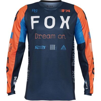 Camiseta de Motocross Fox 180 Race Spec Azul Medianoche Camiseta de Motocross Fox 180 Race Spec Azul Medianoche