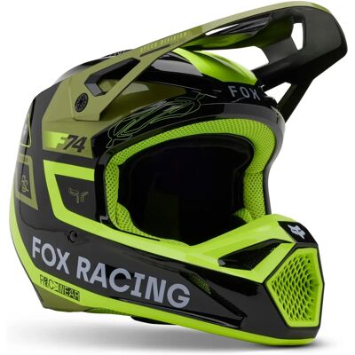 Casco Fox Racing V1 Race Spec Verde - Casco da cross Casco Fox Racing V1 Race Spec Verde - Casco da cross
