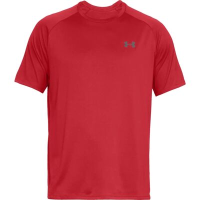 Under Armour Herren Tech 2.0 Kurzarm T-Shirt - Männer Kleidung Rot/Graphit Under Armour Herren Tech 2.0 Kurzarm T-Shirt - Männer Kleidung Rot/Graphit