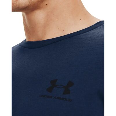 Under Armour Sportstyle links Brust Navy/Blau - T-Shirt Under Armour Sportstyle links Brust Navy/Blau - T-Shirt