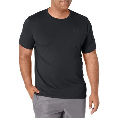 Under Armour Men Black Short Sleeve T-Shirt - T-Shirt Under Armour Men Black Short Sleeve T-Shirt - T-Shirt